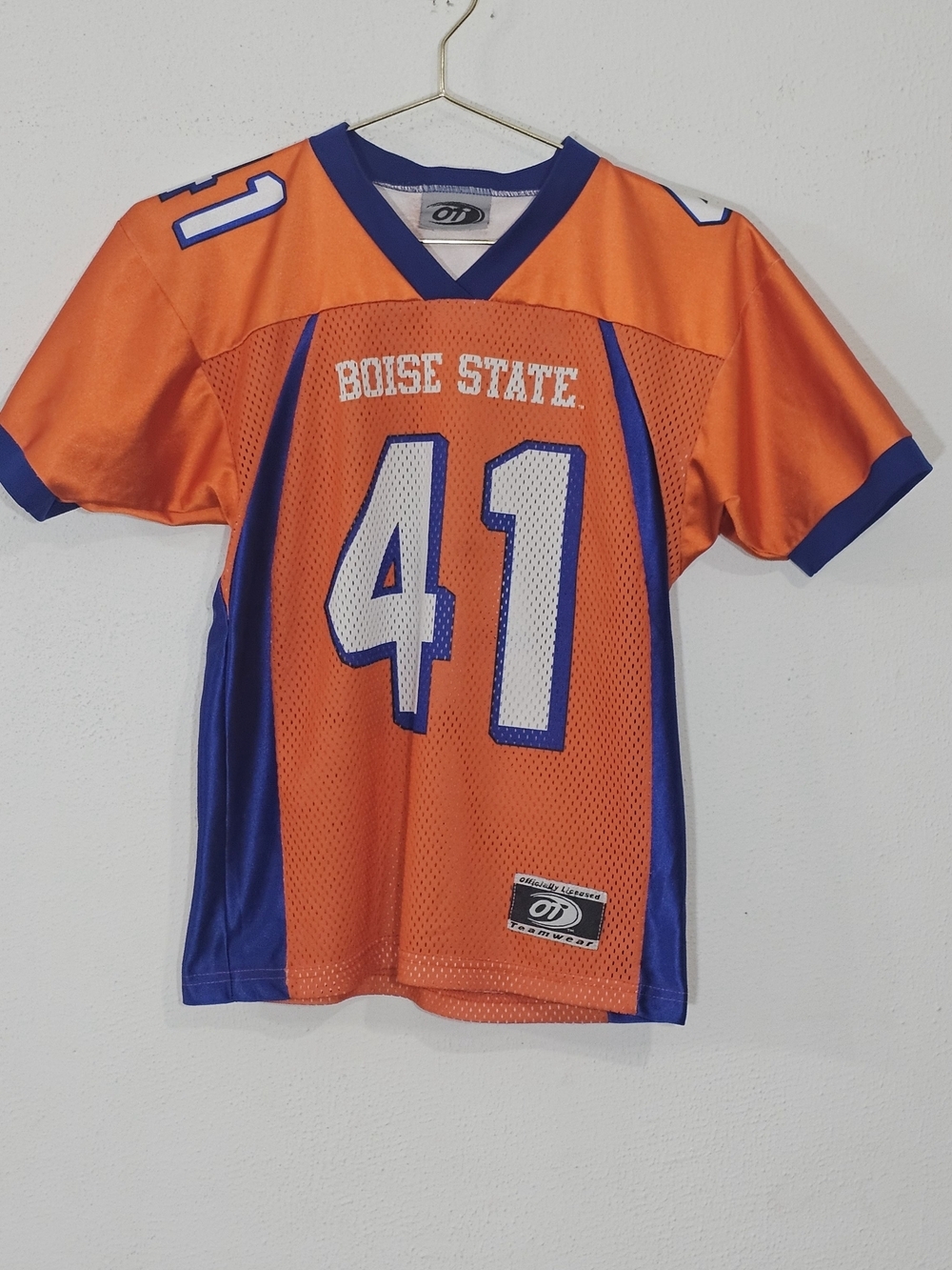 Vintage Boise State Broncos Football Jersey Youth Medium 41 OT Sports Orange USA